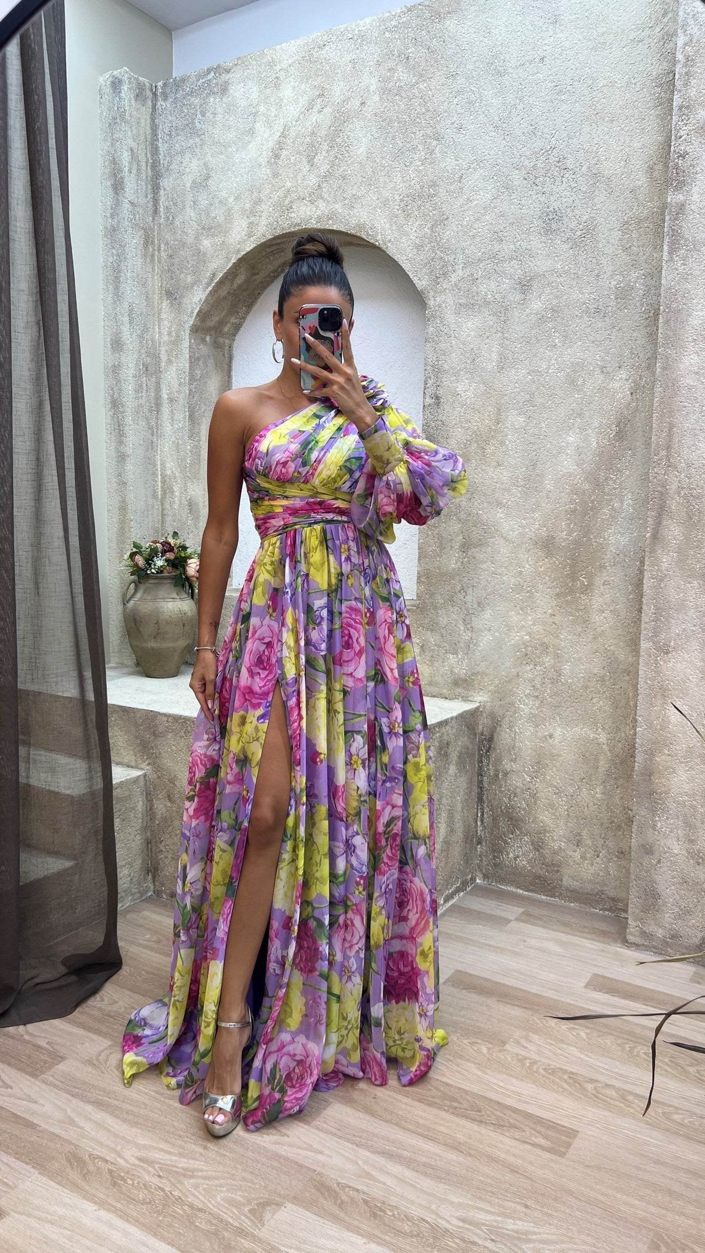 Women's Flowy Shoulder Dress Elegant Summer