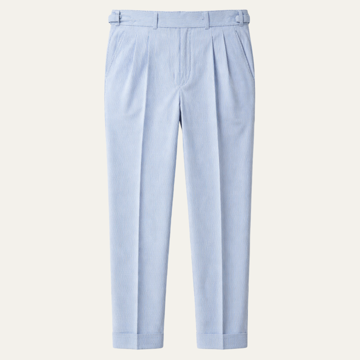 Men's High Waist Pleated Suit Pants - Vonnera