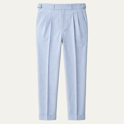Men's High Waist Pleated Suit Pants - Vonnera