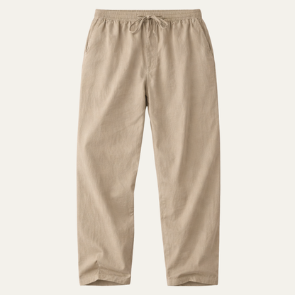 Men's Cotton Linen Wide Leg Casual Pants - Vonnera