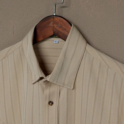 Men's Long Sleeve Dress Shirt Button-Up