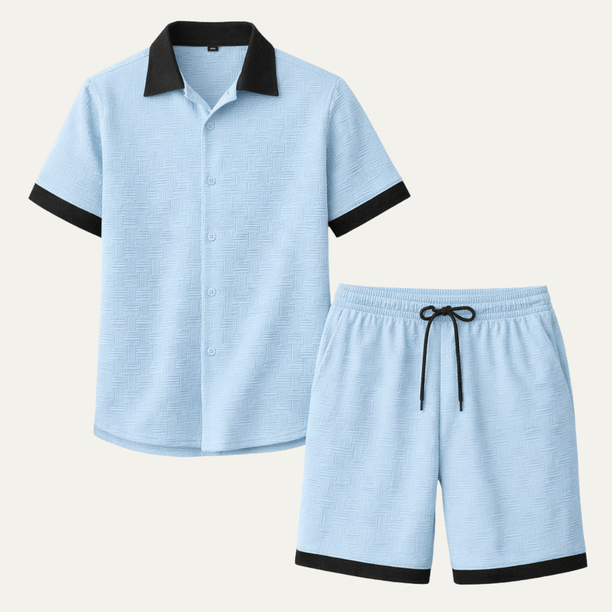 Men's Lightweight Shirt And Shorts Set - Vonnera