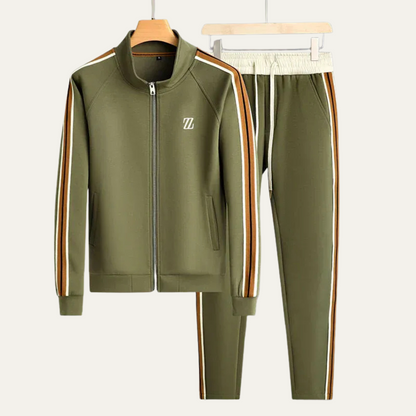 Men's Hoodie Joggers Set Cotton Loungewear Grey