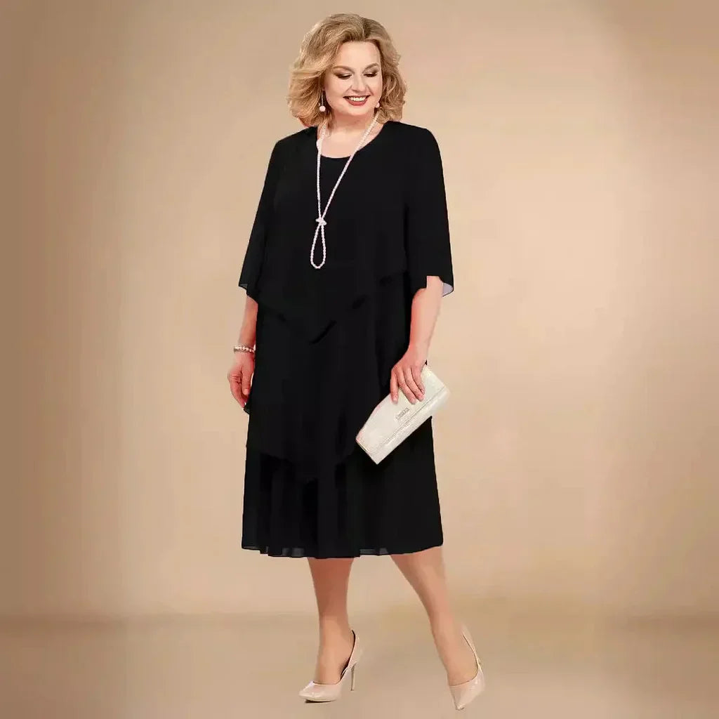 Women's Layered Dress Panel Overlay - Vonnera