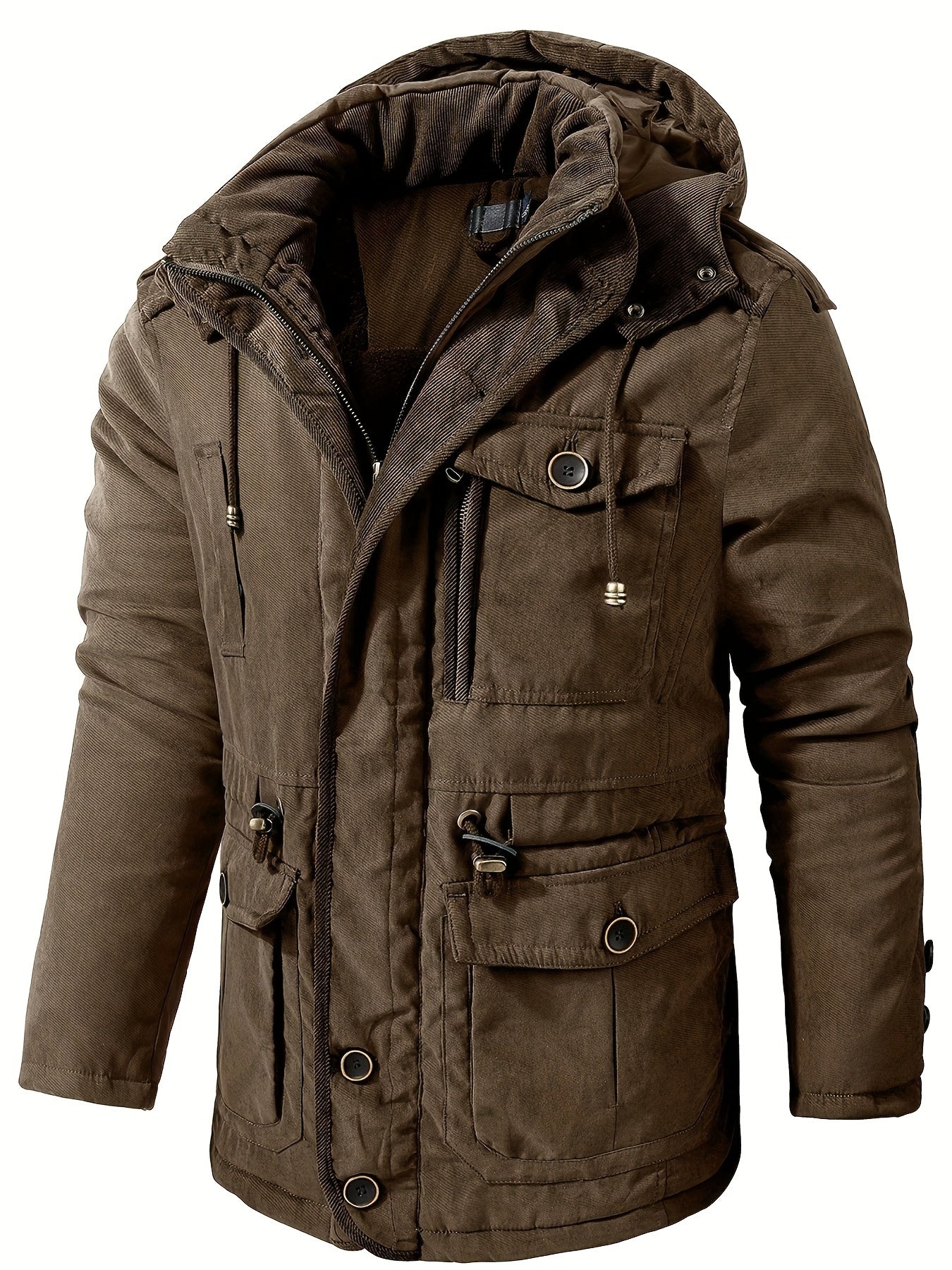 Men's Thick Padded Winter Jacket Outdoor Sports