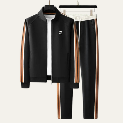 Men's Hoodie Joggers Set Cotton Loungewear Grey