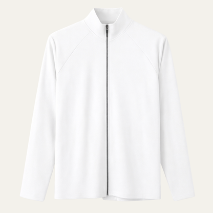 Men's Slim Fit Turtleneck Zip Up Shirt - Vonnera