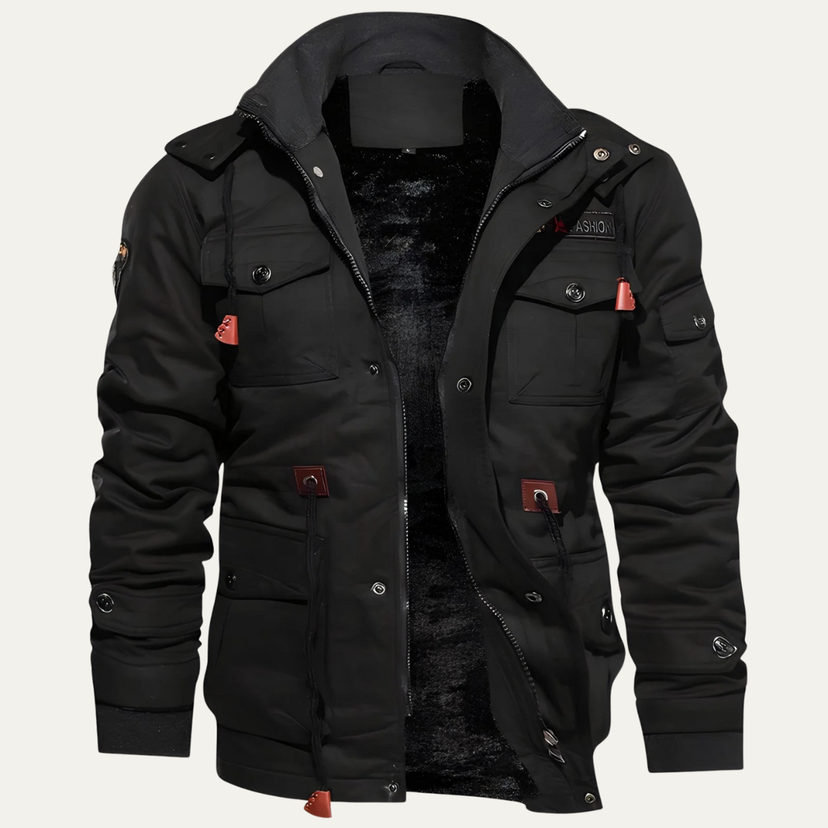 Lonsdale Men's Tactical Jacket Waterproof Military Style