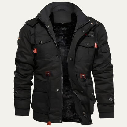 Lonsdale Men's Tactical Jacket Waterproof Military Style