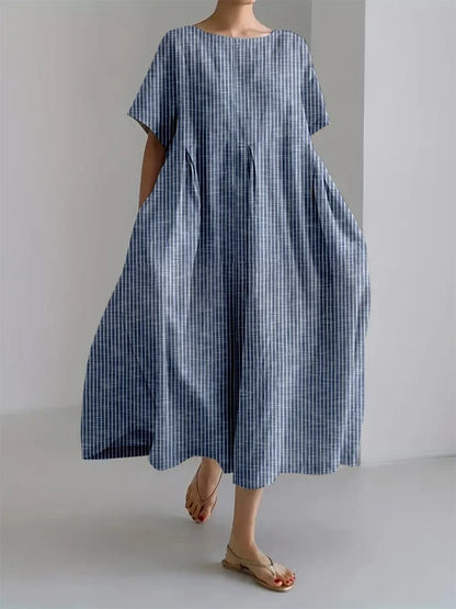 Bianca Women's Casual Long Dress Comfortable Retro Style