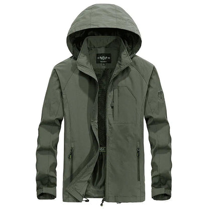 Waterproof Outdoor Jacket Detachable Hood All-Weather - Vonnera