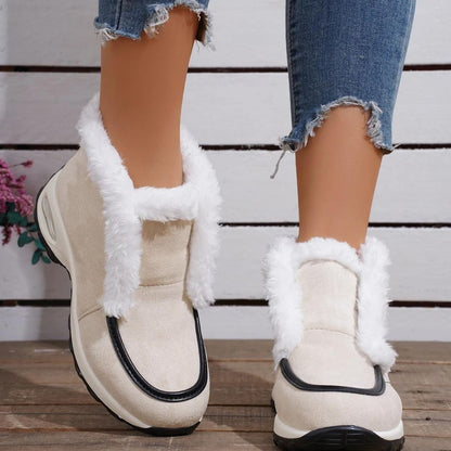 Women's Low Ankle Boots Slip On Platform