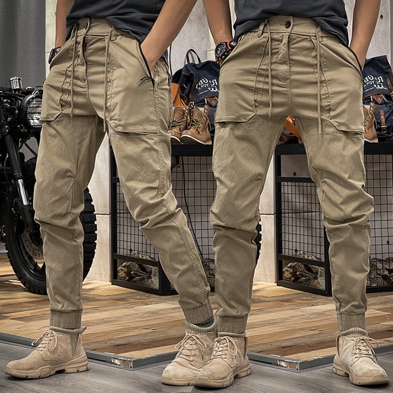 Men's Cargo Pants Stretchable Rugged Beige - Vonnera