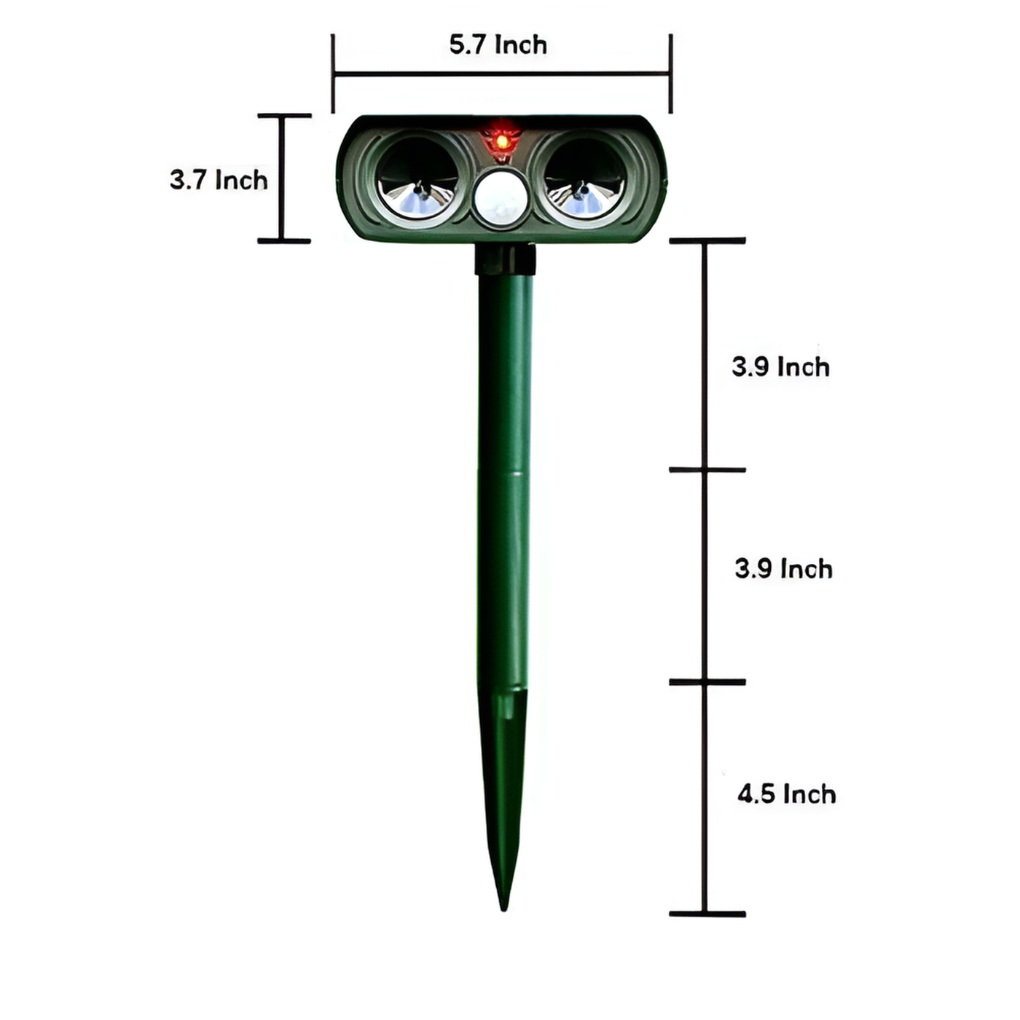 Solar Powered Animal Repeller Infrared Pest Control