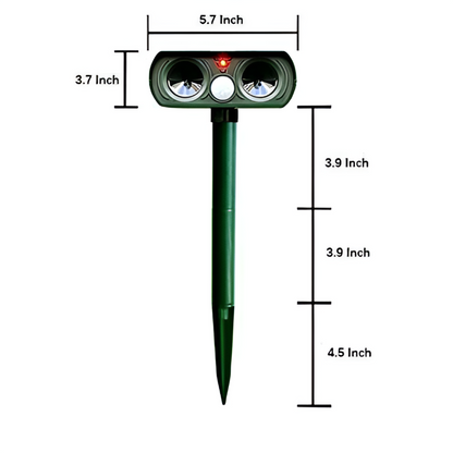 Solar Powered Animal Repeller Infrared Pest Control