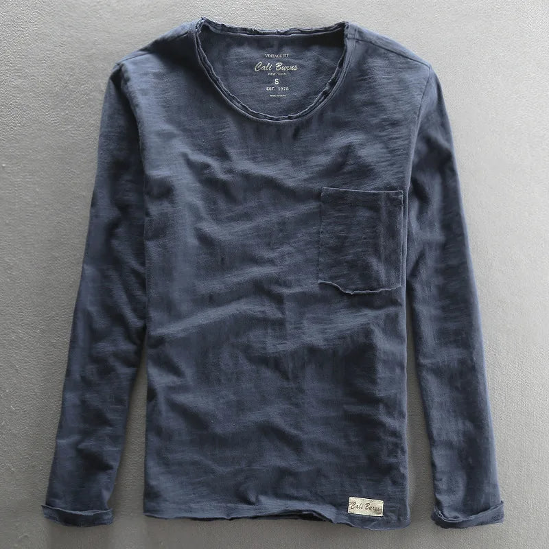 Women's Cotton Crew Neck Long Sleeve