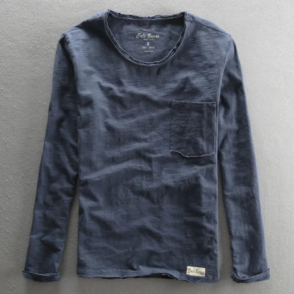 Women's Cotton Crew Neck Long Sleeve