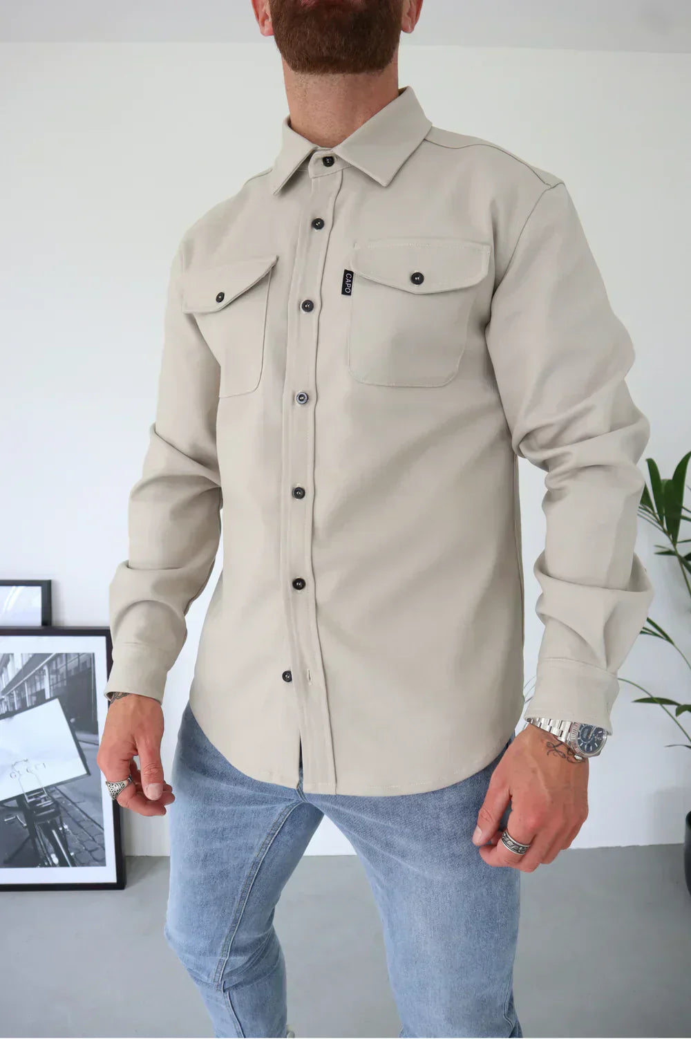 Elijah Men's Casual Overshirt