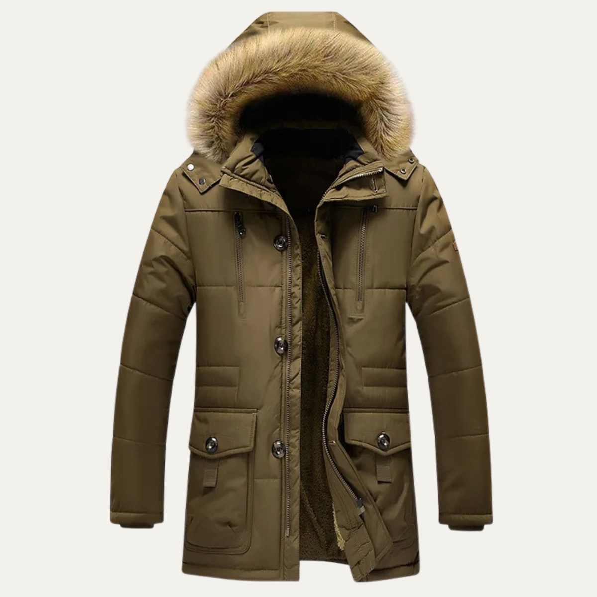 Men's Waterproof Down Parka Jacket - Vonnera