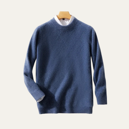 Men's Cashmere Sweater Warm Winter Beige