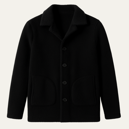 Men's Warm Fleece Jacket With Pockets - Vonnera
