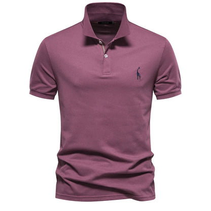Men's Polo Shirt Embroidered Classic Style