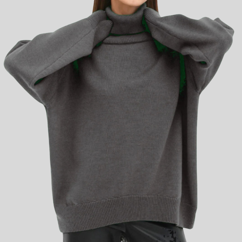 Women's Rollneck Sweater Cold-Weather