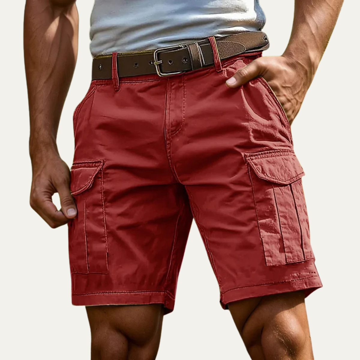 Men's Summer Utility Shorts With Pockets