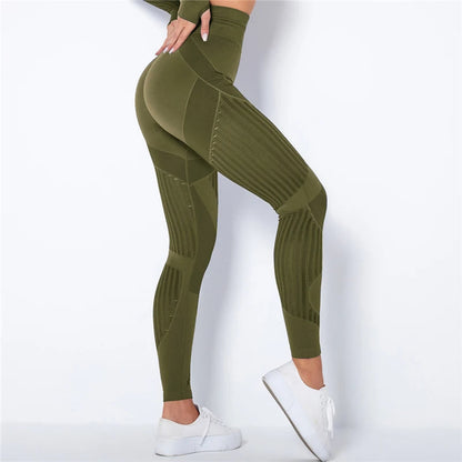 Women's High-Waist Seamless Sculpting Leggings