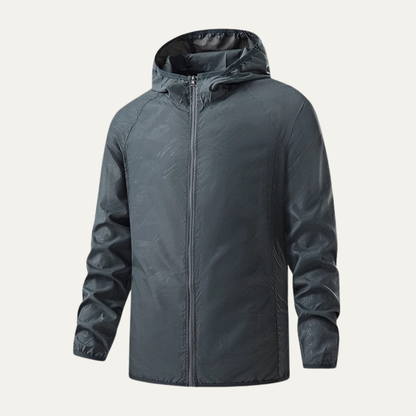 Vernazza Men's Hooded Windbreaker Waterproof Lightweight Jacket