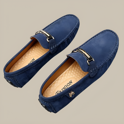 Men's Suede Moccasin Slip-On Shoes