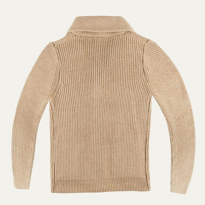 Men's Wool Cardigan Shawl Collar Knit Button Up