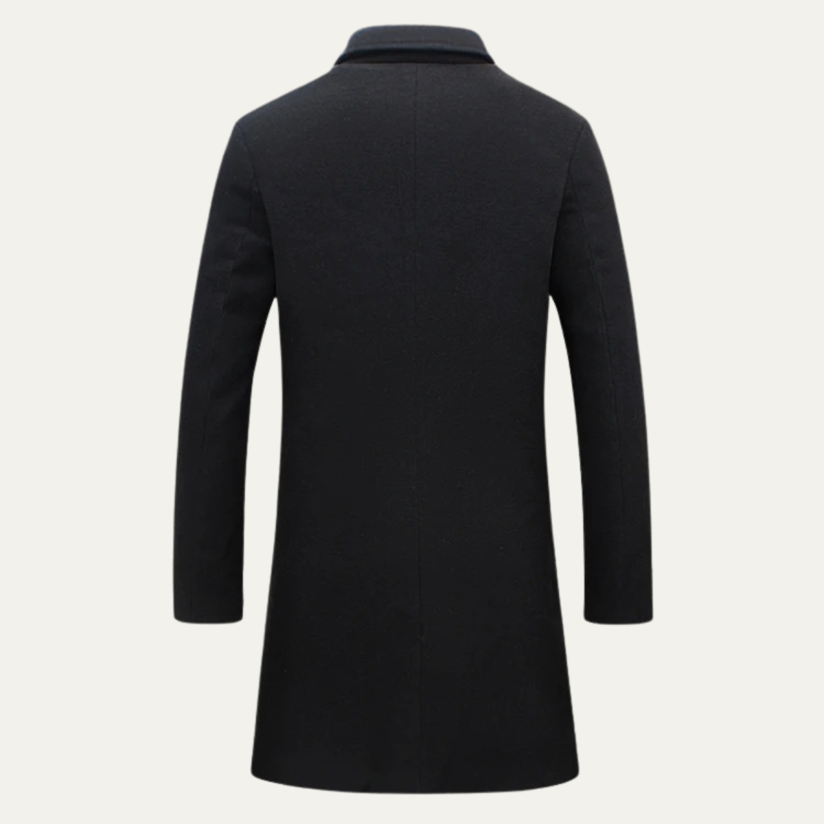 Men's Long Wool Coat Smart Casual
