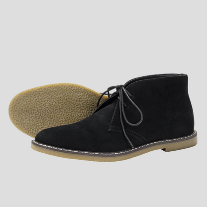 Men's Desert Boots Vintage Style Leather Brown