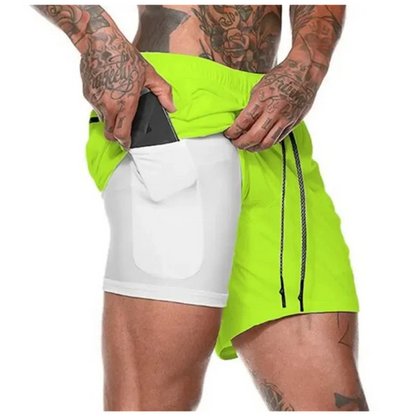 Men's 2-in-1 Sport Shorts Performance Comfort