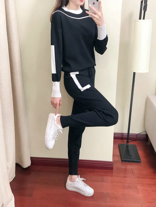 Women's 2-Piece Knitted Set Warm