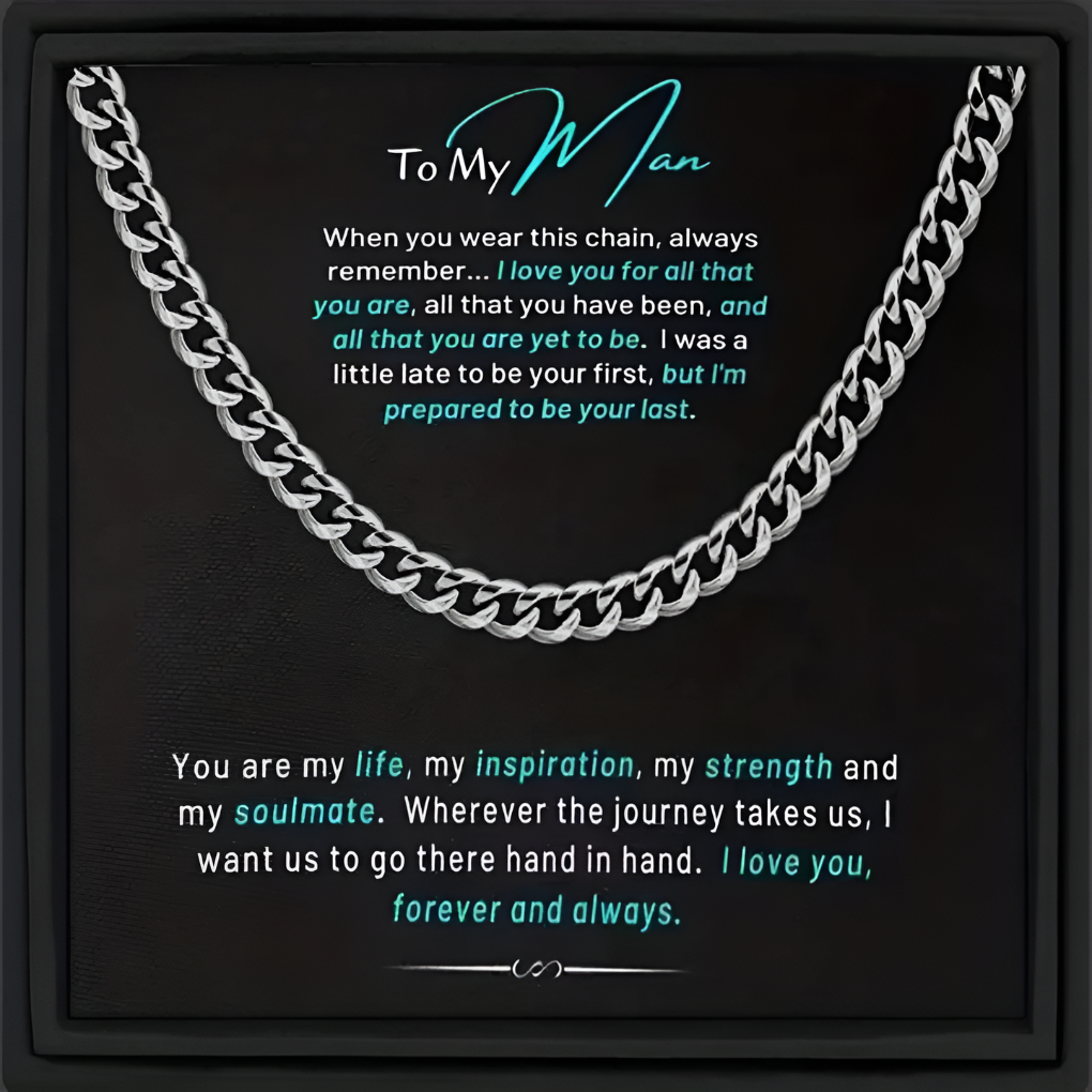 Men's Gold Cuban Link Chain Necklace