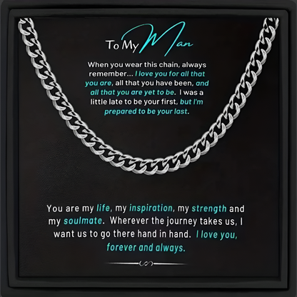 Men's Gold Cuban Link Chain Necklace