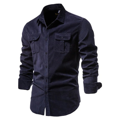 Slim Fit Corduroy Shirt