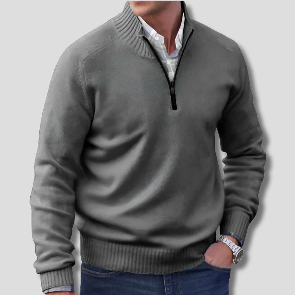 Men's Half-Zip Sweater Layering Piece