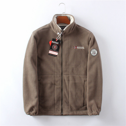 Men's Fleece Windbreaker Jacket - Vonnera