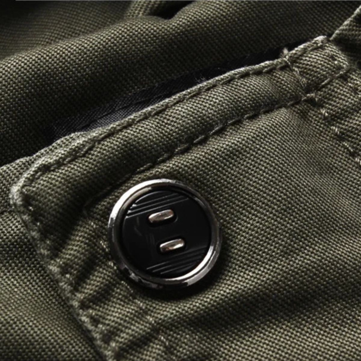 Men's Military Cargo Jacket Stand Collar