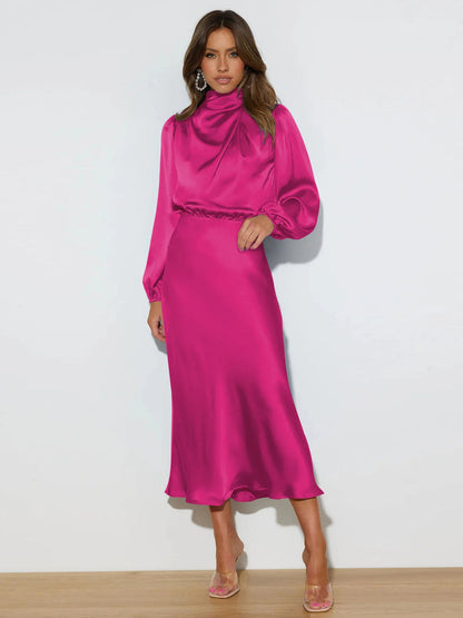 Women's Satin Evening Dress