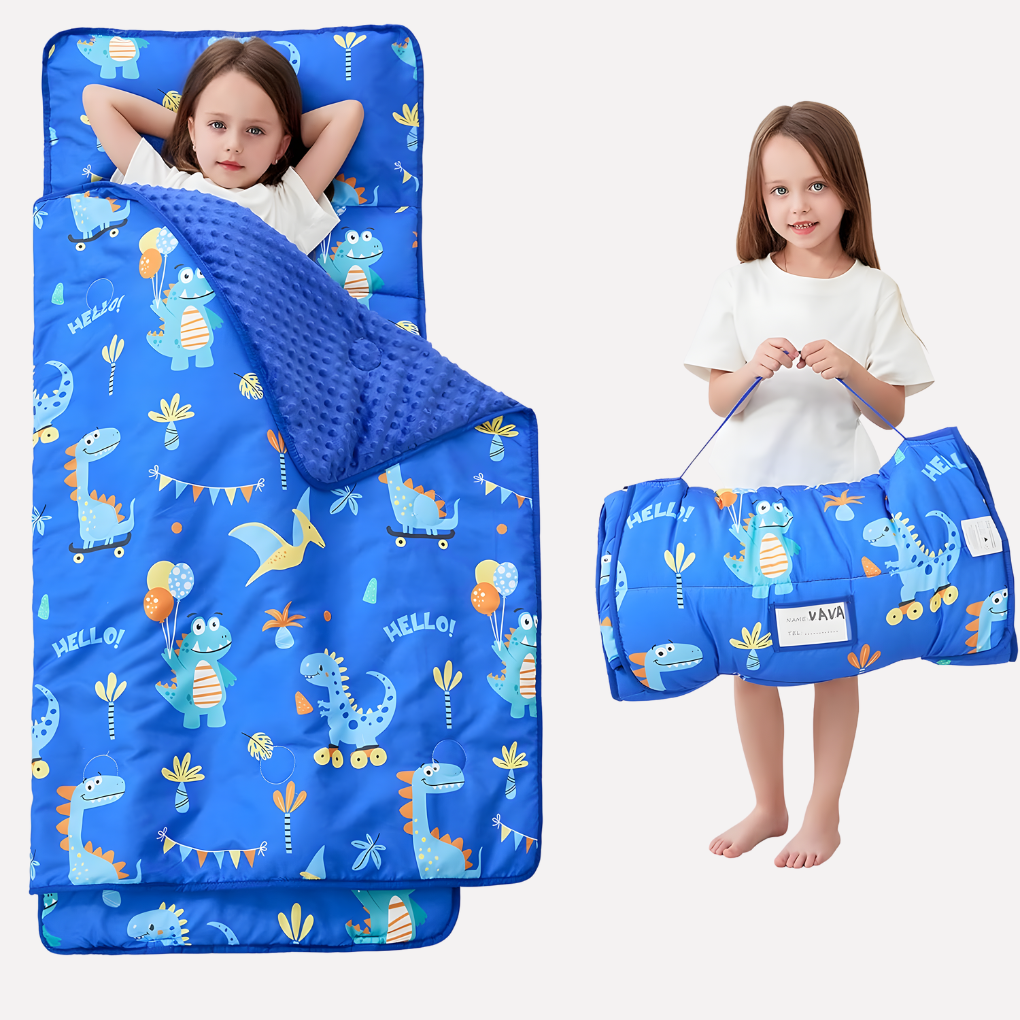 Toddler Sleep Mat With Pillow And Blanket