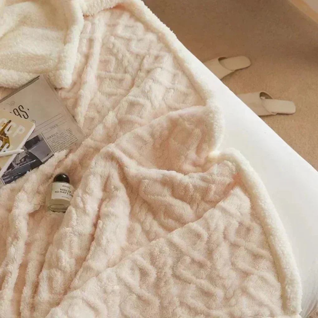 Plush Winter Throw Blanket Thick
