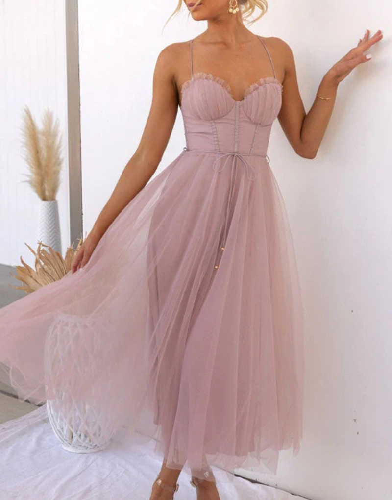 Women's Sleeveless V-Neck Maxi Dress Lightweight