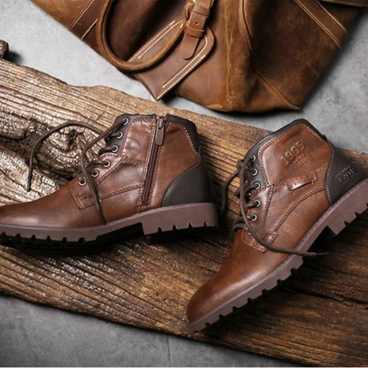 Men's Leather Combat Boots