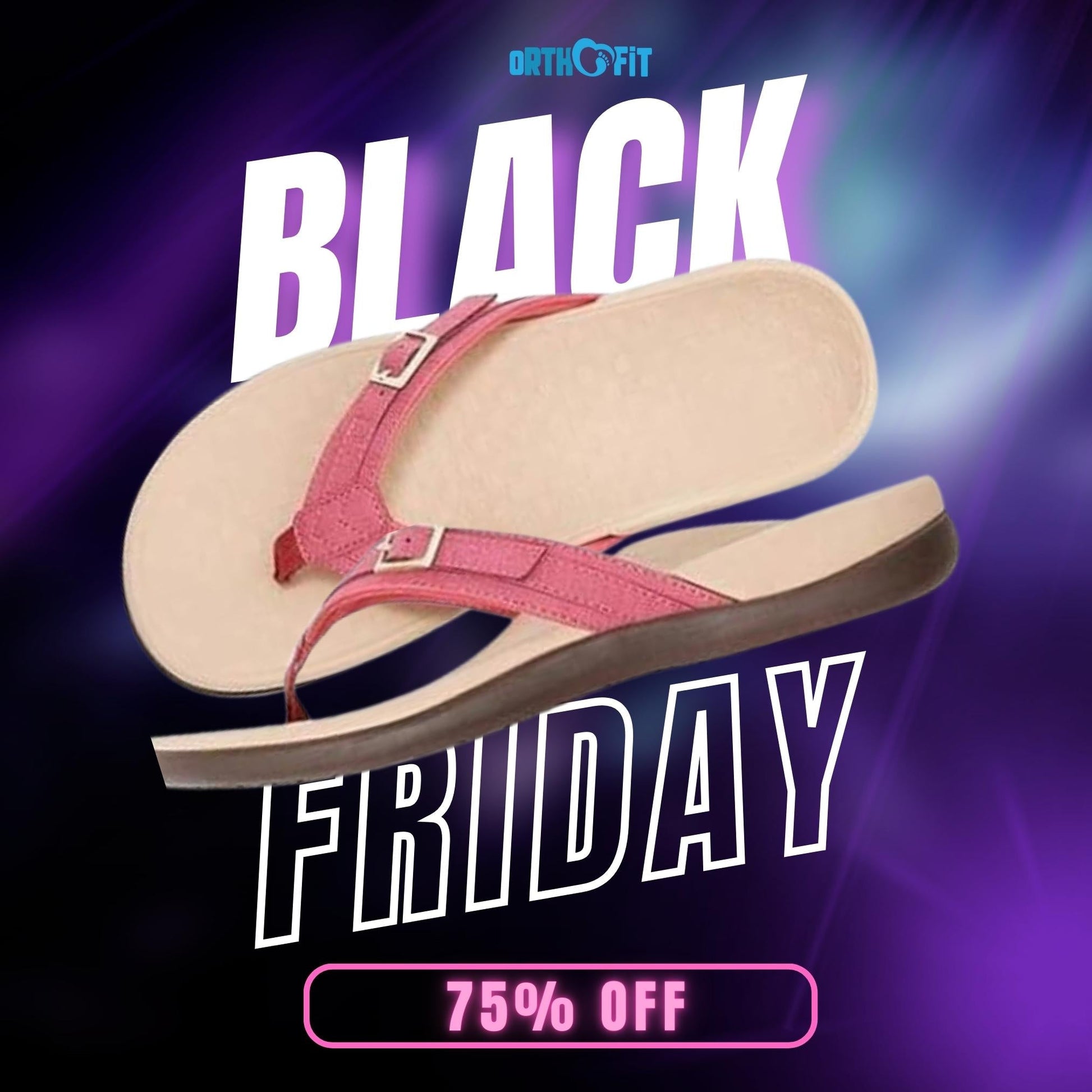 Orthopedic Arch Support Flip Flops - Vonnera