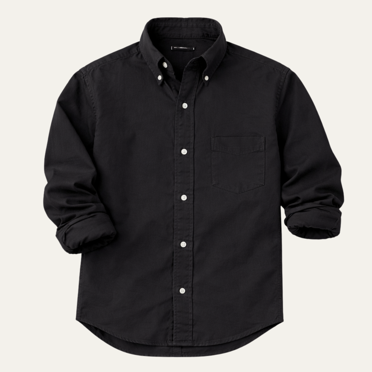 Men's Business Shirt Solid Color Button Down - Vonnera