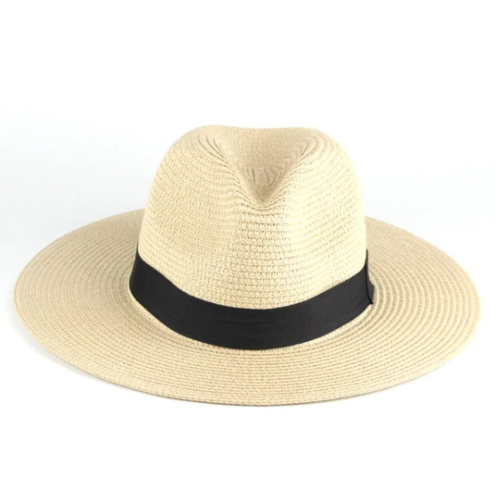 Men's Panama Sun Hat Cotton Natural - Vonnera